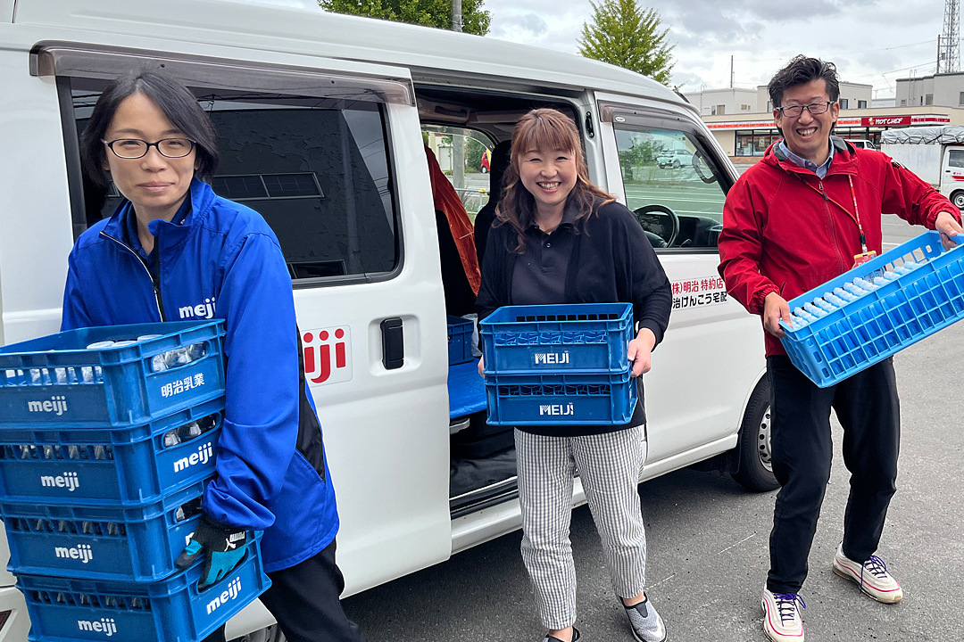 明治けんこう宅配　株式会社顯幸　北海道支社乳製品の配達・ご案内スタッフ〔土日はお休み〕画像|M
