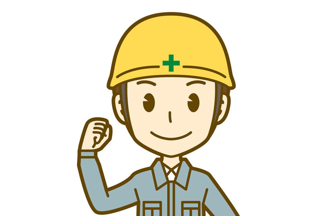 東海工業株式会社　大野城営業所建設現場での一般作業員画像|S