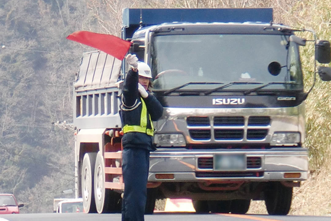 有限会社ミツワ警備保障交通誘導警備スタッフ画像|S